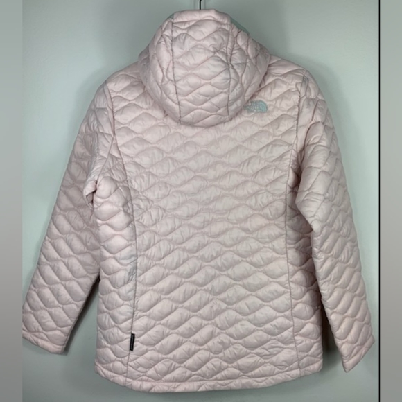 The North Face Girls Thermoball Winter Black Quilted Hooded Jacket XL (18) - Picture 2 of 6